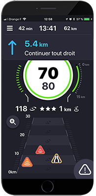 Limitation de vitesse application Coyote
