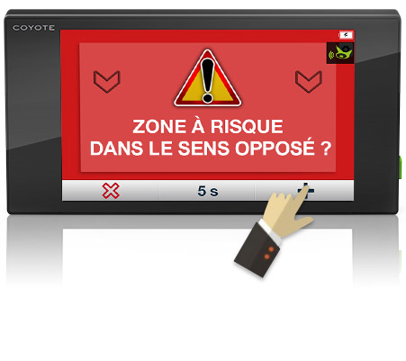 écran NAV choix de signalement