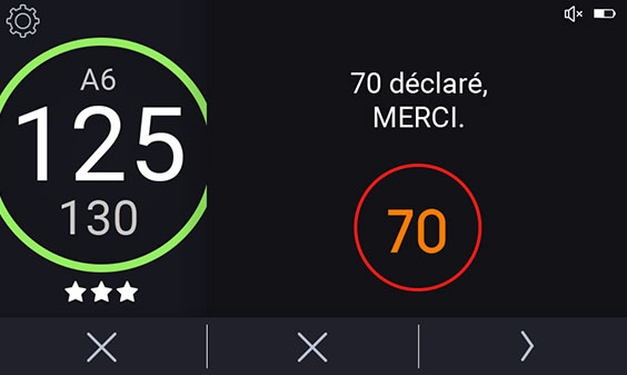 SIGNALER UN CHANGEMENT DE LIMITATION DE VITESSE
