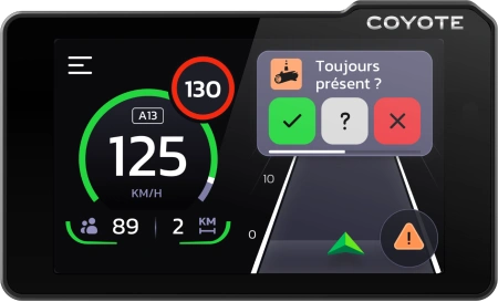 coyote max alerte communauté bouchon