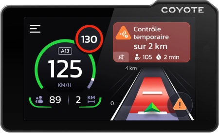 coyote max contrôle temporaire