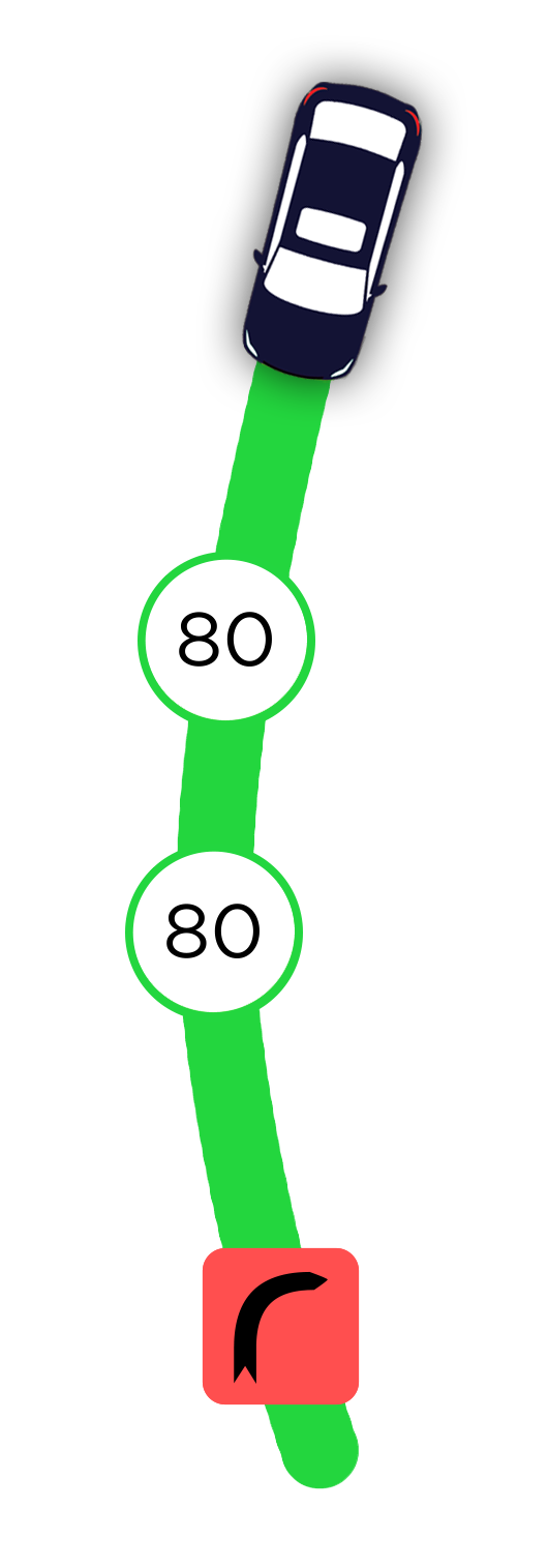 route Coyote limitation vitesse