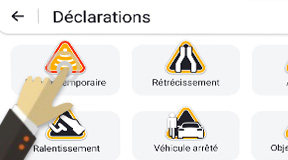 SIGNALER UN DANGER EN SENS INVERSE
